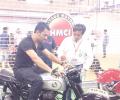 Bike-loving Dhoni ends his long test ride