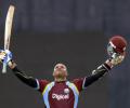 Samuels fires hundred as crisis-hit Windies stun World champions India