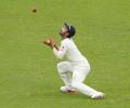 Rahane first fielder to take 8 catches in a Test