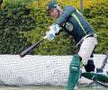 PHOTOS: Clarke swaps willow with baseball bat in nets