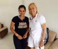 Navratilova and Sania hold joint tennis Masterclass in Hyderabad!