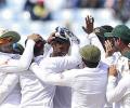 Bangladesh's Mustafizur sizzles on Test debut against Proteas