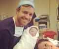 It's a baby boy for South Africa captain AB de Villiers!