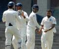 Mishra, Ojha return with rich hauls as match ends in draw