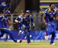 Mumbai's play-off hopes alive after narrow win over KKR