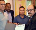 Dhoni felicitated with resolution in his honour in New Jersey