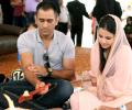 PHOTOS: Dhoni visits temple in US, says Tendulkar 'like God to all of us'