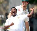 PHOTOS: Herath hat-trick wrecks Australia; Lanka sense victory