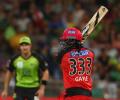 Now, Gayle under fire for Big Bash no-run!