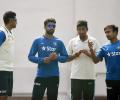 'As a spin trio, we will test the West Indies' batsmen'