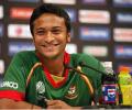 Bangladesh's Shakib reprimanded for breaching ICC code of conduct