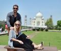 WORLD T20 PHOTOS: England players visit the Taj Mahal