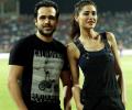 SPOTTED! Emraan Hashmi, Nargis Fakhri at IPL match