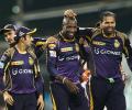IPL PHOTOS: Russell stars as Knight Riders regain top spot