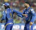 Teammates Harbhajan, Rayudu involved in heated exchange of words