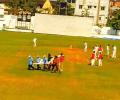 Ranji cricketer hospitalised after being hit on head
