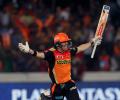 PHOTOS: Warner blasts century as Sunrisers destroy KKR