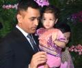 Adorable Ziva Dhoni at Virushka's reception
