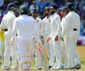 PHOTOS, one-off Test: Ashwin, Jadeja keep India on course for victory