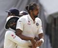 Ishant-Jadeja on-field argument caught on camera