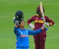 Women's World Cup: Mandhana's century helps India crush WI