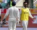 Dharamsala Test: Kohli brings teammates drinks, Twitter goes crazy!