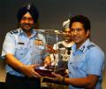 PHOTOS: Tendulkar holds special screening of his film for armed forces