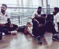 Chill like Dhoni and Kohli at the airport!