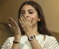 IN PIX: Anushka blows kisses to hubby Kohli