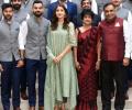 Controversy after Anushka poses with Team India