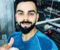 Injured Kohli 'can't do weights yet but can run'