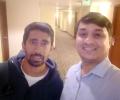 Spotted: Wriddhiman Saha and Shardul Thakur