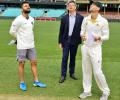 Kohli slammed for wearing shorts at toss in warm-up match