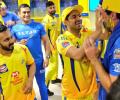 WATCH! CSK doesn't spare anyone from cake facewash