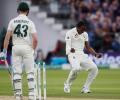Ashes PIX: England pick up crucial wickets before rain wrecks day