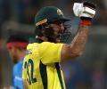 PIX: Maxwell destroys India as Australia sweep T20I series