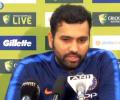 Nobody is guaranteed a flight to the World Cup, says Rohit