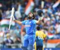 Ton-up Rohit sets World Cup record