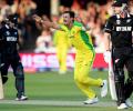 WC PIX: Starc five-for trumps Boult hat-trick as Aus beat NZ