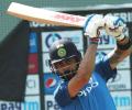 PIX: India cricketers hit the nets with eye on 2nd ODI win