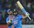 PHOTOS: Rohit demolishes Bangladesh in 100th T20I
