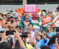 Pink ball Test, PIX: Fans turn up the 'josh' at Eden Gardens