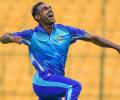 PHOTOS: Birthday-boy Mithun 'tricks' Karnataka to Vijay Hazare title