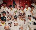 Smith, Warner share celebratory pics after retaining Ashes