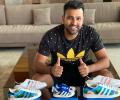 Have you seen Rohit's customised shoes?
