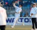 Naseem youngest to take Test hat-trick as Pakistan close on victory