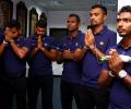 PHOTOS: Sri Lanka touch down in Guwahati ahead of T20Is