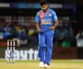 Thakur impresses on comeback in T20Is