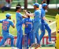PHOTOS: India crush Australia to make U-19 WC semis
