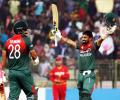 Liton-Tamim record partnership sinks Zimbabwe